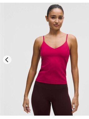 Lululemon Align Waist-Length Cami Tank Magenta Smoke Size 4 Nulu